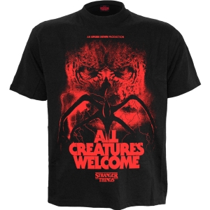 Stranger Things - All Creatures Welcome - T-Shirt ryhmässä MERCHANDISE / T-paita / Nyheter / Film-Musikal @ Bengans Skivbutik AB (5665976r)