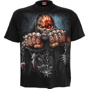 Five Finger Death Punch - Game Over - Black T-Shirt ryhmässä MERCHANDISE / T-paita / Nyheter / Hårdrock @ Bengans Skivbutik AB (5665985r)
