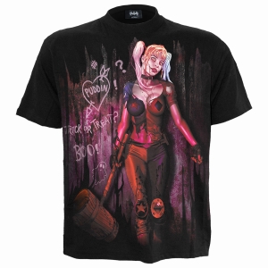 Dc Comics - Harley Quinn - Trick Or Treat - T-Shirt ryhmässä MERCHANDISE / T-paita / Nyheter / Film-Musikal @ Bengans Skivbutik AB (5666011r)