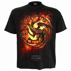 House Of The Dragon - Dragon Flames - T-Shirt ryhmässä MERCHANDISE / T-paita / TV-sarja @ Bengans Skivbutik AB (5666018r)