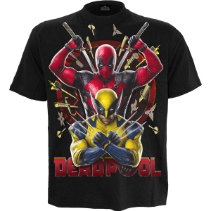 Deadpool - Wolverine Bullseye - T-Shirt ryhmässä MERCHANDISE / T-paita / Nyheter / Film-Musikal @ Bengans Skivbutik AB (5666027r)
