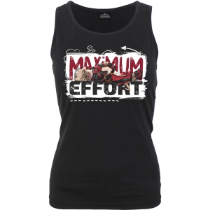 Deadpool - Maximum Effort - Ladies Razor Back Vest T-Shirt ryhmässä MERCHANDISE / T-paita / Nyheter / Film-Musikal @ Bengans Skivbutik AB (5666029r)