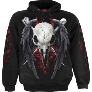 Spiral - Death Raven - Pullover Hoodie ryhmässä MERCHANDISE / Hupparit / Nyheter / @ Bengans Skivbutik AB (5666385r)