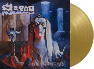 Saxon - Metalhead (Gold Coloured Vinyl LP) ryhmässä VINYYLI @ Bengans Skivbutik AB (5666422)