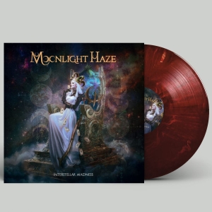 Moonlight Haze - Interstellar Madness (Red Marbled V ryhmässä VINYYLI / Kommande / Hårdrock @ Bengans Skivbutik AB (5666522)