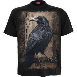 Spiral - Raven Wise - T-Shirt ryhmässä MERCHANDISE / T-paita / Nyheter / Övrigt @ Bengans Skivbutik AB (5666782r)