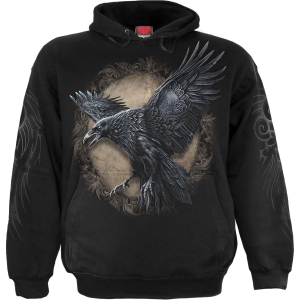Spiral - Raven Wise - Pullover Hoodie ryhmässä MERCHANDISE / Hupparit / Nyheter /  @ Bengans Skivbutik AB (5666783r)