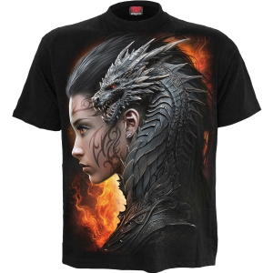 Spiral - Draco Queen - T-Shirt ryhmässä MERCHANDISE / T-paita / Nyheter / Övrigt @ Bengans Skivbutik AB (5666905r)