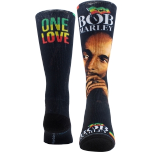 Bob Marley - One Love Sublimation Uni Bl Socks ryhmässä MERCHANDISE / Strumpor /  /  @ Bengans Skivbutik AB (5667705)