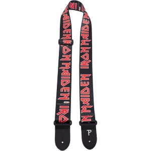 Iron Maiden - Logo Guitar Strap ryhmässä MERCHANDISE / Merch / Kommande / Hårdrock @ Bengans Skivbutik AB (5667744)