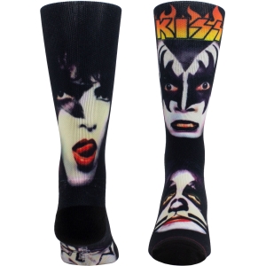 Kiss   - Faces Sublimation Uni Bl Socks ryhmässä MERCHANDISE / Strumpor /  /  @ Bengans Skivbutik AB (5667750)