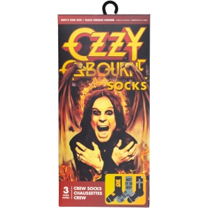 Ozzy Osbourne - Logos Gift Box Uni 3-Pack Socks ryhmässä MERCHANDISE / Strumpor /  /  @ Bengans Skivbutik AB (5667757)