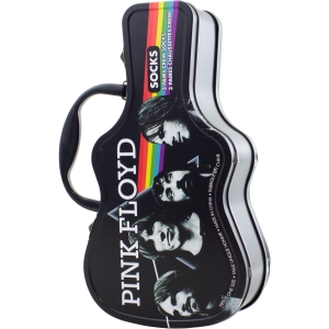 Pink Floyd - Logos Guitar Tin Uni 3-Pack Socks ryhmässä MERCHANDISE / Strumpor /  /  @ Bengans Skivbutik AB (5667769)
