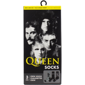 Queen - Logos Gift Box Uni 3-Pack Socks ryhmässä MERCHANDISE / Strumpor / / @ Bengans Skivbutik AB (5667771)