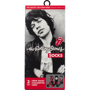 Rolling Stones - Logos Gift Box Uni 3-Pack Socks ryhmässä MERCHANDISE / Strumpor / / @ Bengans Skivbutik AB (5667776)