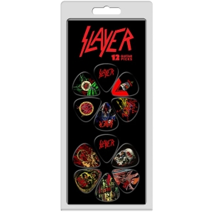 Slayer - Album Covers 12-Pack Plectrum Pack ryhmässä MERCHANDISE / Merch / Kommande / Hårdrock @ Bengans Skivbutik AB (5667778)