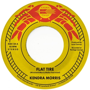 Kendra Morris - Flat Tire (Ltd-  Blood Orange Vinyl ryhmässä VINYYLI / Kommande / Reggae @ Bengans Skivbutik AB (5668295)