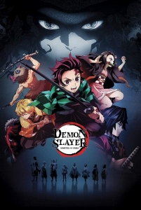 Movie Poster - Demon Slayer 91,5 x 61 cm ryhmässä MERCHANDISE / Poster / Soundtrack @ Bengans Skivbutik AB (5668413)
