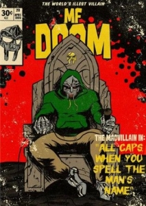 Mf Doom - All Caps 91,5 x 61 cm ryhmässä MERCHANDISE / Poster / Hip Hop-Rap @ Bengans Skivbutik AB (5668418)
