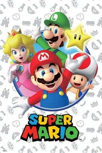 Game Poster - Super Mario - Greetings 91,5 x 61 cm ryhmässä MERCHANDISE / Poster /  /  @ Bengans Skivbutik AB (5668426)