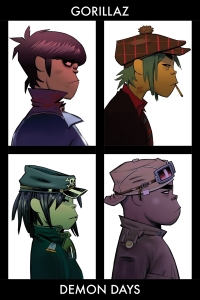 Gorillaz - Demon Days (91,5 X 61 Cm) ryhmässä MERCHANDISE / Poster /  /  @ Bengans Skivbutik AB (5668445)