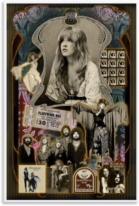 Fleetwood Mac - Stevie Nicks Montage (91,5 X 61 Cm) ryhmässä MERCHANDISE / Poster /  /  @ Bengans Skivbutik AB (5668449)