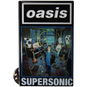 Oasis - Supersonic Single Pin Badge ryhmässä MERCHANDISE / Pin-Button Badge / / @ Bengans Skivbutik AB (5668614)