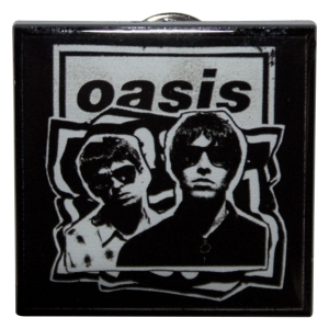 Oasis - Paper Cut-Out Photo Pin Badge ryhmässä MERCHANDISE / Pin-Button Badge / / @ Bengans Skivbutik AB (5668618)