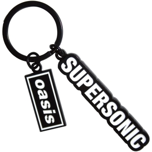 Oasis - Supersonic Decca Logo Charm Keychain ryhmässä MERCHANDISE / Avainrengas / / @ Bengans Skivbutik AB (5668625)
