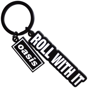 Oasis - Roll With It Decca Logo Charm Keychain ryhmässä MERCHANDISE / Avainrengas /  /  @ Bengans Skivbutik AB (5668629)