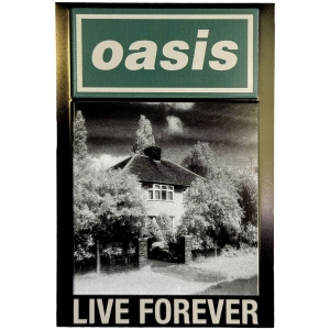 Oasis - Live Forever Single Magnet ryhmässä MERCHANDISE / Magneetti / / @ Bengans Skivbutik AB (5668636)