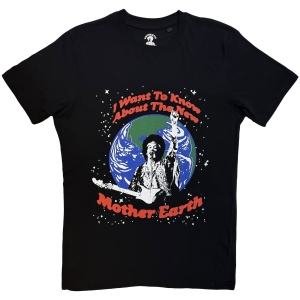 Jimi Hendrix - Earth Day Uni Bl T-Shirt ryhmässä MERCHANDISE / T-paita / Nyheter / Pop-Rock @ Bengans Skivbutik AB (5668649r)