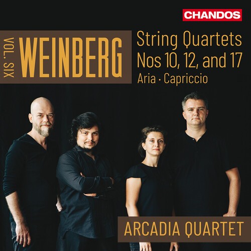 Mieczyslaw Weinberg - String Quartets, Vol. 6 ryhmässä ME SUOSITTELEMME / Perjantain julkaisut / 2026-06-05 @ Bengans Skivbutik AB (5668713)