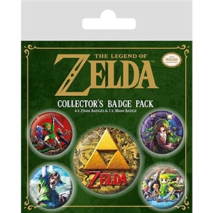 Legend Of Zelda - Classics Badge Pack ryhmässä MERCHANDISE / Pin-Button Badge /  @ Bengans Skivbutik AB (5669214)