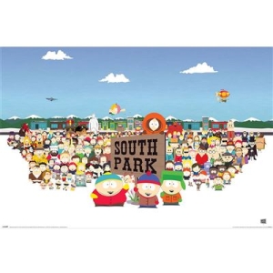 Movie Poster  - South Park (Characters)  Poster 91,5 X 61 Cm ryhmässä MERCHANDISE / Poster / Soundtrack @ Bengans Skivbutik AB (5669223)