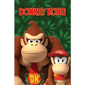 Game Poster - Nintendo (Donkey Kong And Diddy Kong)  Poster 91,5 X 61 Cm ryhmässä MERCHANDISE / Poster / Game Soundtrack @ Bengans Skivbutik AB (5669224)