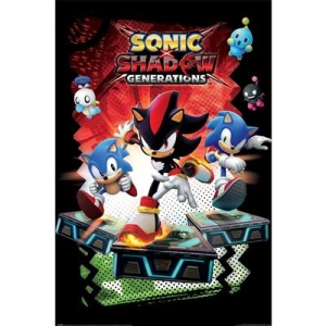 Game Poster - Sonic (Shadow Generartions)  Poster 91,5 X 61 Cm ryhmässä MERCHANDISE / Poster / Game Soundtrack @ Bengans Skivbutik AB (5669227)