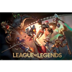 Game Poster - League Of Legends (Riot)  Poster 91,5 X 61 Cm ryhmässä MERCHANDISE / Poster / Game Soundtrack @ Bengans Skivbutik AB (5669235)