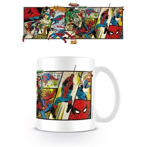 Marvel - Marvel Comics (Spider-Man Panels) Mug ryhmässä MERCHANDISE / Muki / Soundtrack @ Bengans Skivbutik AB (5669261)