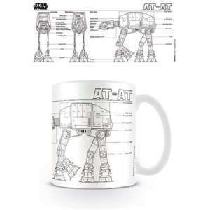 Star Wars - Star Wars (At At Sketch) Mug ryhmässä MERCHANDISE / Muki / Soundtrack @ Bengans Skivbutik AB (5669266)