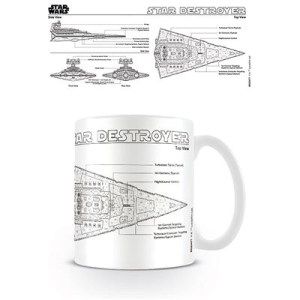 Star Wars - Star Wars (Star Destroyer Sketch) Mug ryhmässä MERCHANDISE / Muki / Soundtrack @ Bengans Skivbutik AB (5669267)
