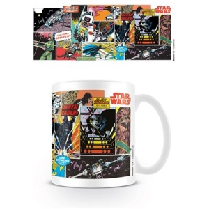 Star Wars - Star Wars (Comic Panels) Mug ryhmässä MERCHANDISE / Muki / Soundtrack @ Bengans Skivbutik AB (5669272)