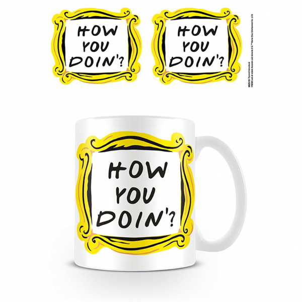 Friends - How You Doin' Mug ryhmässä MERCH / Koti & sisustus / Mukit @ Bengans Skivbutik AB (5669290)