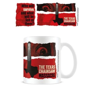 Texas Chainsaw Massacre - Texas Chainsaw Massacre (Newsprint) Mug ryhmässä MERCHANDISE / Muki / Soundtrack @ Bengans Skivbutik AB (5669295)