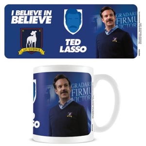 Ted Lasso - Ted Lasso (Believe In Believe) Mug ryhmässä MERCHANDISE / Muki / Soundtrack @ Bengans Skivbutik AB (5669305)
