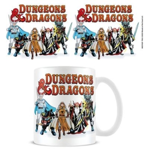 Dungeons & Dragons  - Dungeons & Dragons (Retro Group) Mug ryhmässä MERCHANDISE / Muki /  @ Bengans Skivbutik AB (5669307)