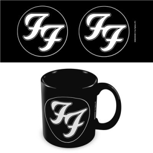 Foo Fighters - Foo Fighters (Ff Logo) Black Pod Mug ryhmässä MERCHANDISE / Muki / Pop-Rock @ Bengans Skivbutik AB (5669311)