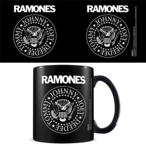 The Ramones - The Ramones (Logo) Black Mug ryhmässä MERCHANDISE / Muki / Punk @ Bengans Skivbutik AB (5669319)