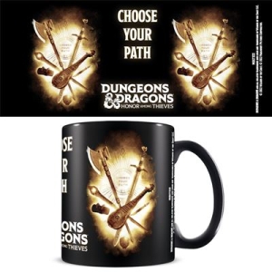 Dungeons & Dragons  - Dungeons & Dragons Movie (Choose Your Path) Black Mug ryhmässä MERCHANDISE / Muki /  @ Bengans Skivbutik AB (5669326)