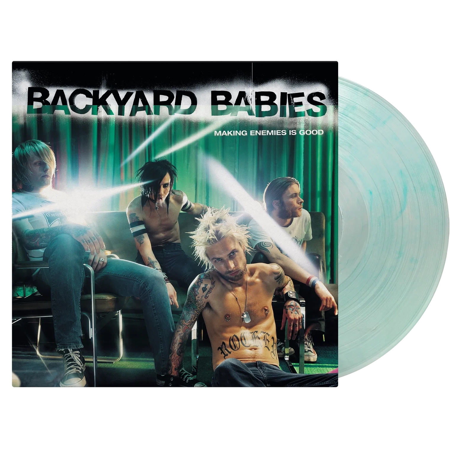 Backyard Babies - Making Enemies Is Good (Translucent Green Marbled Vinyl LP) ryhmässä ME SUOSITTELEMME / Perjantain julkaisut / 2026-05-29 @ Bengans Skivbutik AB (5669411)